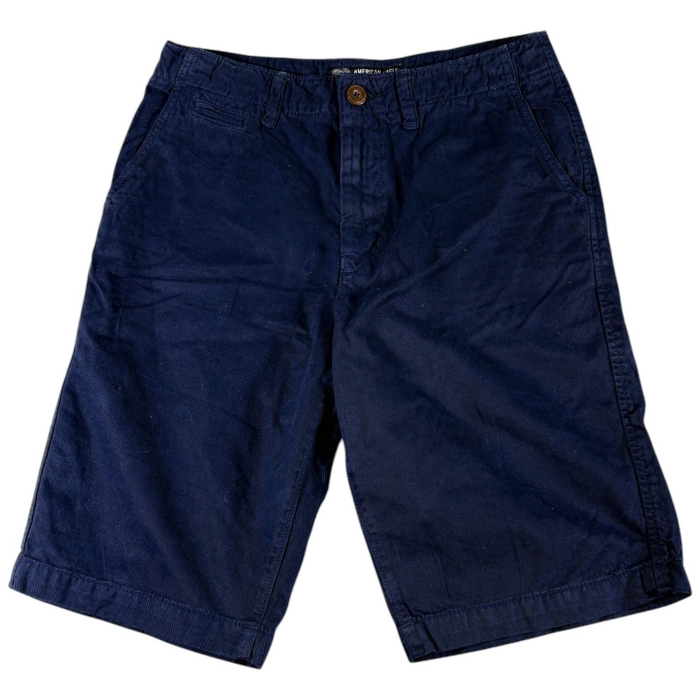 American Eagle Chino Shorts Mens 30 Navy Blue New Durable Workwear Outdoors